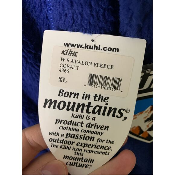 KUHL Avalon Fleece blue cobalt women's size XL - Picture 4 of 9
